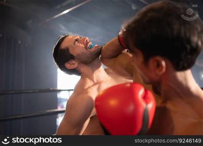 Using the elbow is one of the Muay Thai weapons that is used to chop into the head or face of an opponent to create a wound. which boxers are popularly used as weapons.