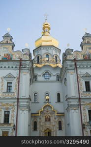 Uspenskiy temple in Pecherskaya Lavra - religious edifice, Kiev, Ukraine