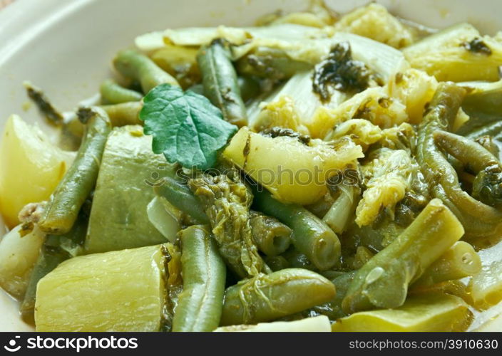 Utan Vegetables - vegetable soupy dish of the Philippines