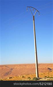 utility pole in africa morocco energy and distribution pylon