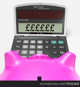 uuu Calculator Showing UK Interest On Finance