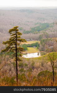 Uwharrie Mountain range in north carolina