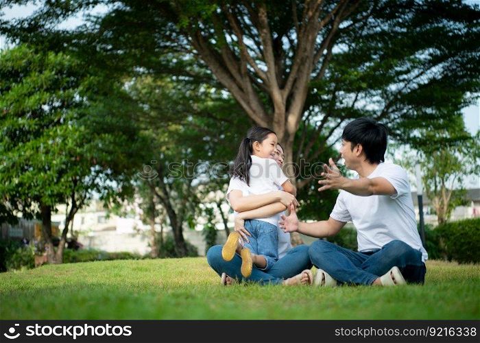 Vacation for a young family Spend this priceless time together playing on the village lawn.