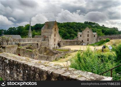 Vacation in france french normandy province castle and ruins