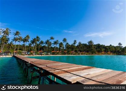 Vacations And Tourism Concept. Tropical Resort. Beautiful tropical island, beach landscape