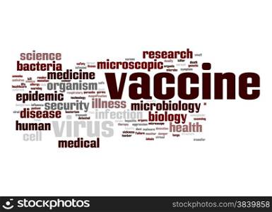 Vaccine word cloud