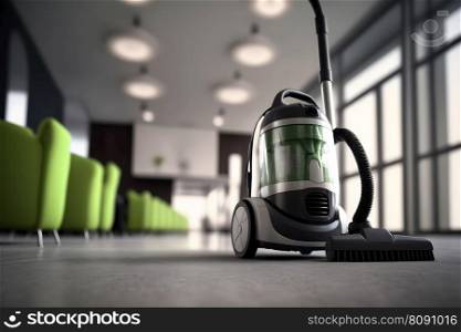 vacuum cleaner in the house cleaning concept. Neural network AI generated art. vacuum cleaner in the house cleaning concept. Neural network AI generated