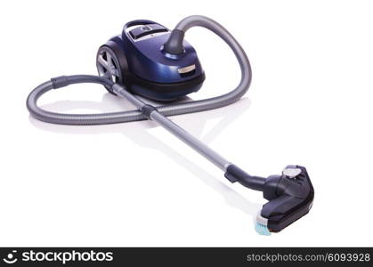 Vacuum cleaner isolated on the white