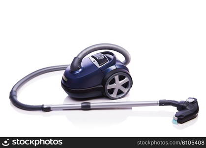 Vacuum cleaner isolated on the white