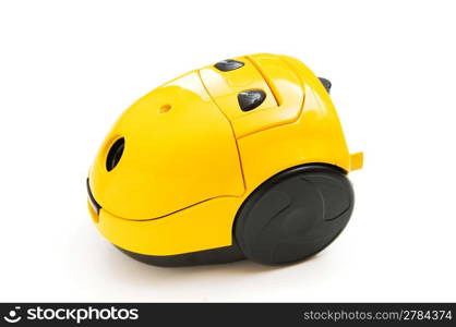 Vacuum cleaner isolated on the white background