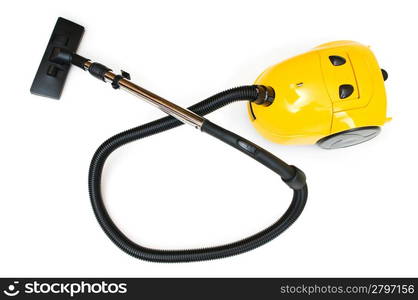 Vacuum cleaner isolated on the white background