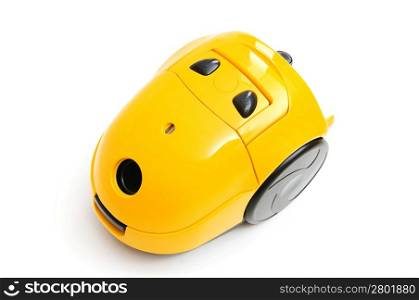 Vacuum cleaner isolated on the white background