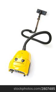 Vacuum cleaner isolated on the white background