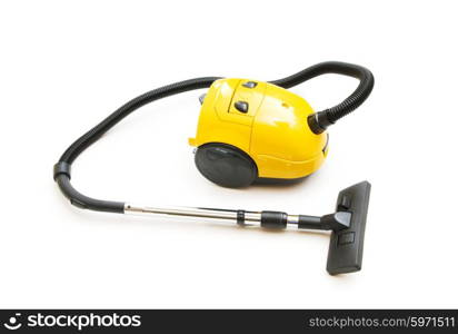 Vacuum cleaner isolated on the white background