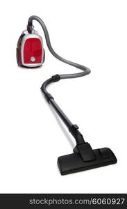 Vacuum cleaner isolated on the white background