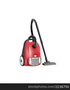 Vacuum cleaner isolated on white background. Vacuum cleaner isolated
