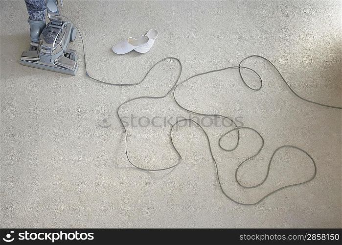 Vacuuming the Carpet