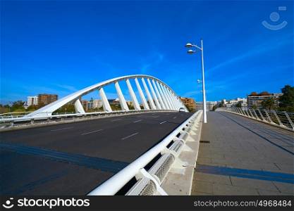 Valencia Alameda exposicion bridge on Turia river park