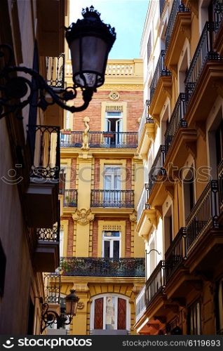 Valencia Downtown near Sant Vicent street at Spain