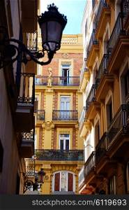 Valencia Downtown near Sant Vicent street at Spain