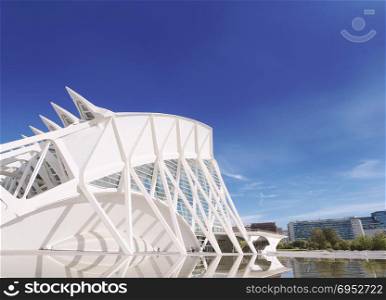 Valencia, Spain - April 4, 2017: City of the Arts and Sciences in Valencia, Spain.