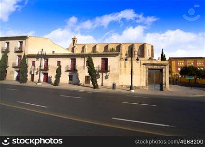 Valencia Trinidad monastery and Alboraya street in Spain Trinitat