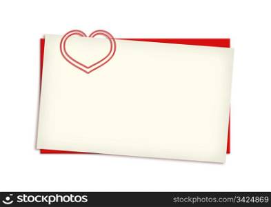 Valentine card copyspace (love, valentine day series; 3d isolated characters)