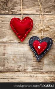 valentine&rsquo;s day love heart card