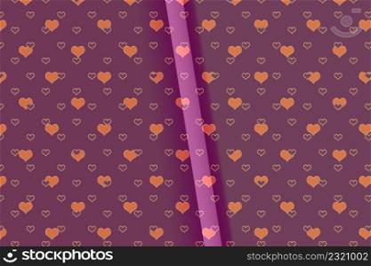 Valentine&rsquo;s Day template with heartsfor banners, inviations, advertisements, cards.