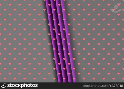 Valentine&rsquo;s Day template with heartsfor banners, inviations, advertisements, cards.