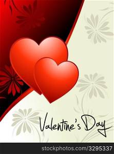 Valentine&rsquo;s day wallpaper, celebration card