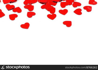 Valentine’s Hearts isolated on white