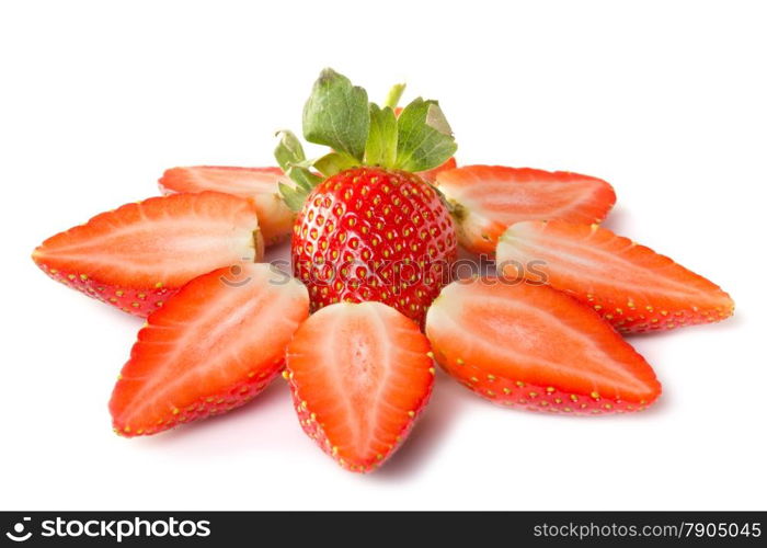 Valentine strawberry and heart