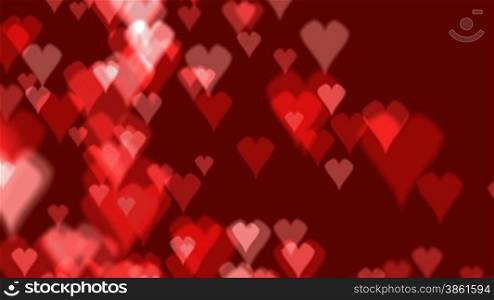 valentines heart red background