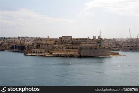 Valetta harbour the main city of Malta