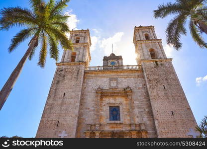 Valladolid San Gervasio church of Yucatan in Mexico