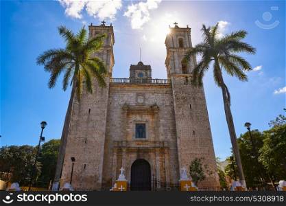 Valladolid San Gervasio church of Yucatan in Mexico