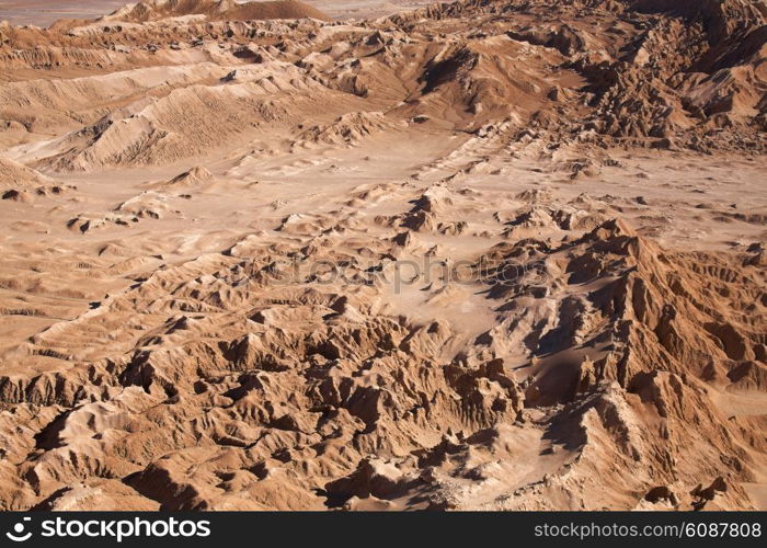 Valle de la Luna (Moon Valley) close to San Pedro de Atacama, Chile