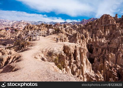 Valle de la Luna (The Moon Valley) near La Paz, Bolivia