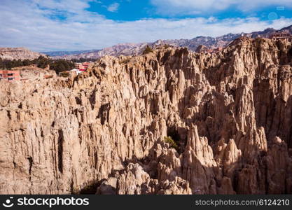 Valle de la Luna (The Moon Valley) near La Paz, Bolivia