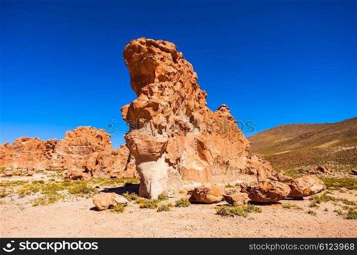 Valle De Las Rocas (Valley Of The Rocks) in the Altiplano of Bolivia
