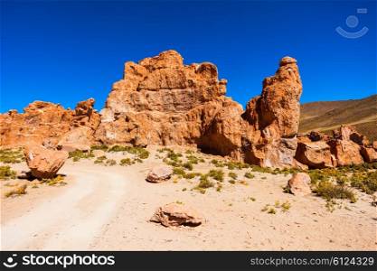 Valle De Las Rocas (Valley Of The Rocks) in the Altiplano of Bolivia