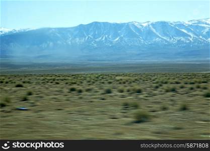 valley in africa morocco the atlas dry mountain ground isolated hill
