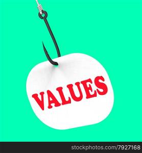 Values On Hook Meaning Ethical Values Or Morality