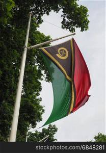Vanatuan Flag of Vanuatu. the Vanatuan national flag of Vanuatu, Oceania