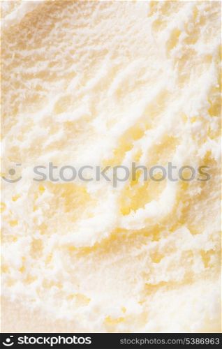 Vanilla ice cream or gelato as a background