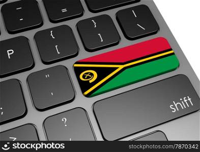 Vanuatu keyboard image with hi-res rendered artwork that could be used for any graphic design.. Vanuatu