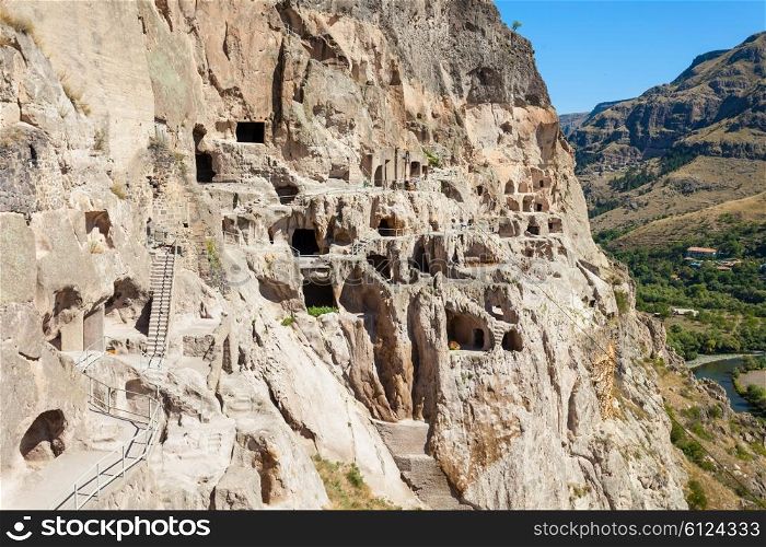 Vardzia is a cave monastery site excavated from the Erusheti Mountain. The main period of construction was the second half of the twelfth century.