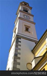 varese church vedano olona italy the old wall terrace church bell tower plant