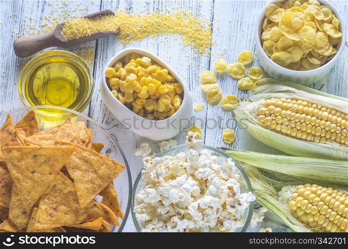 Variation of maize products